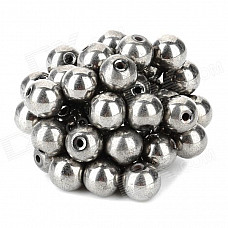 Decorative Magnetic Balls w/ Hole - Grey (50 PCS)