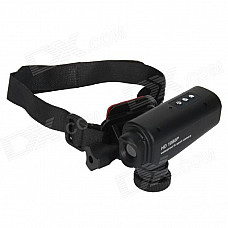 SDV800 Outdoor Waterproof CMOS 5.0 MP 1080p Sport Camera w/ Seamless Loop / TF - Black