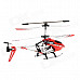 HongYang s-105 Rechargeable 3-CH IR Remote Control R/C Helicopter - Red + Black + White