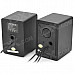 SENICC SN-418S Speakers for Laptop / Cellphone - Black +Silver