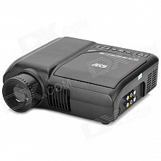 Portable DVD Player Home Theater Projector - Black