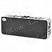 JXD X18 Mini Portable Rechargeable Bluetooth V2.1 Speaker w/ Mic for Cellphones - Black + Silver