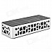 JXD X18 Mini Portable Rechargeable Bluetooth V2.1 Speaker w/ Mic for Cellphones - Black + Silver