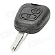 Replacement Car 2-Button Remote Blank Key Cover Case for Citroen / Peugeot