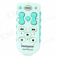 CHUNGHOP L102 Universal Single 11-Key Learning IR Remote Control - Cyan (2 x AAA)