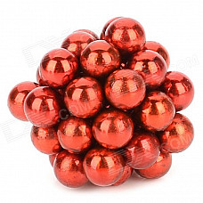 5mm NdFeB Magnetic Ball DIY BuckyBall Toys Set - Red (40 PCS)