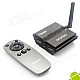 Jesurun Q7 Quad-Core Android 4.1.1 Google TV Player w/ 2GB RAM, 8GB ROM, IPTV - Black (EU Plug)