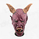 Halloween Ox Horn Devil Mask - Dull Red