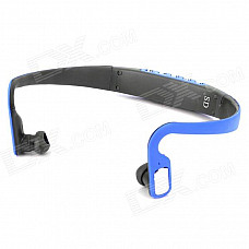 Sports MP3 Player / Headphone w/ Mini USB / TF Card Slot - Blue + Grey