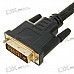 Gold Plated 1080P HDMI V1.3 Male to DVI Male Connection Cable (1.7M-Length)