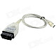 MPPS003 OBDII MPPS V13 Chip Tuning Flash Car Diagnostic Cable - Translucent White