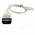 MPPS003 OBDII MPPS V13 Chip Tuning Flash Car Diagnostic Cable - Translucent White