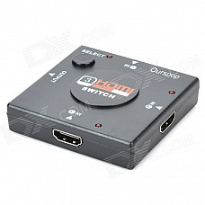 OURSPOP HDMI V1.3 1080p 3-Input 1-Output Switch Box