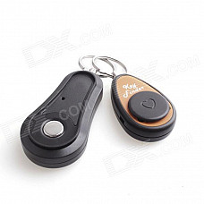 KF-X2 Receiver + Transmitter Wireless Electronic Remote Finder w/ Anti-Lost - Black + Orange