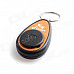 KF-X2 Receiver + Transmitter Wireless Electronic Remote Finder w/ Anti-Lost - Black + Orange