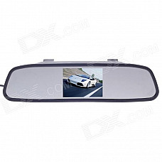XY-2045 4.3" TFT Car Vehicle Rearview Mirror Monitor - Black