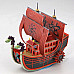 Genuine Bandai Grand Ship Collection Kuja Pirate Ship (Plastic Model) - HGD-180542