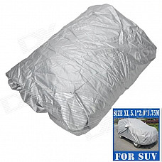 AYA DY00 Protective Water Resistant Dust-Proof SUV Car Nylon Cover - Silver (Size XL)