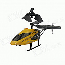 Frestech Yi W8005 3.5-CH IR Remote Control Aluminum Alloy R/C Helicopter - Yellow