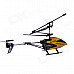 Frestech Yi W8005 3.5-CH IR Remote Control Aluminum Alloy R/C Helicopter - Yellow