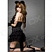 Cat style Halloween Costumes Skirt - Black (Free Size)