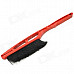 Multifunction Car Cleaning Lengthen ABS Snow Shovel w/ Nylon Brush - Red + Black
