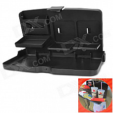 shunwei SD-1503 Car Seat Back Dining Table Desk Drinks Food Tray - Black