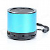 HS-X2 Rechargeable Aluminum Alloy Media Player Speaker w/ USB 2.0 / TF / FM - Blue + Black