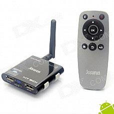 Jesurun MT-05 Quad-Core Android 4.1.1 Google TV Player w/ 2GB RAM, 8GB ROM, IPTV - Black (US Plug)