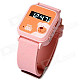 Cityeasy 006 Mini 0.8" Screen GPS GSM Wrist Watch Phone for Kids - Pink