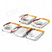 502030 Replacement 3.7V 240mAh 30C Batteries for R/C Aircraft - White (5 PCS)