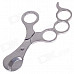 Dovetailed Sharp Stainless Steel Cigar Scissors - Silver