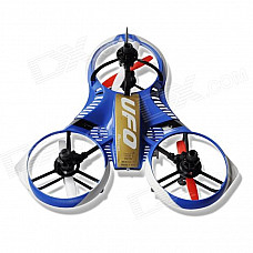 Huawei 3220 4-CH 2.4G R/C Mini UFO Aircraft w/ 6-Axis Gyro - Blue + White