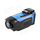 PORTWORLD AT68 1.5" LCD 5MP Wide-angle HD 1080P Waterproof Anti-shake Sports Camera - Black + Blue