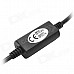 Car Voltage Reducing Mini USB Cable for GPS / DVR - Black (12 / 24V)