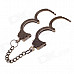 Creative Double Loop Handcuffs Style Zinc Alloy Keychain - Copper