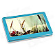 T18 4.3" HD Touch Screen MP4 Player w/ 16GB, 1080p AV Out, TF, FM - Blue