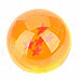 LZQ45 Three-Dimensional Star Crystal Acrylic Balls Set - Orange (7 PCS)