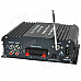 M-520 Car Motorcycle Hi-Fi USB/SD/FM Digital Player Amplifier w/ Double Microphone Port - Black