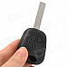 AML031381 Replacement 2-Button Remote Key Case for Citroen / Peugeot - Black + Silver