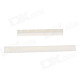 William Acoustic Classical Guitar Plastic Bridge Saddle Nut - Ivory