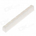 William Acoustic Classical Guitar Plastic Bridge Saddle Nut - Ivory