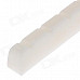 William Acoustic Classical Guitar Plastic Bridge Saddle Nut - Ivory