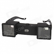 Mini 3D Stereo Viewer Stereoscope - Black