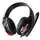 SADES SA-808 USB Gaming Headphones Headset - Black + Red (210cm-Cable)