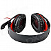 SADES SA-808 USB Gaming Headphones Headset - Black + Red (210cm-Cable)