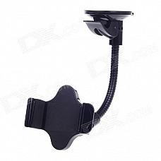 Universal 360 Degree Rotation Car Holder Mount w/ Suction Cup for Samsung / Iphone - Black