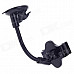 Universal 360 Degree Rotation Car Holder Mount w/ Suction Cup for Samsung / Iphone - Black