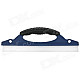 Convenient Plastic + Rubber Ice Scraper Shovel w/ Grip for Car - Black + White + Deep Blue
