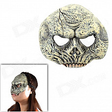 Halloween Horrible 3/4 Skull Mask - Coyote Tan